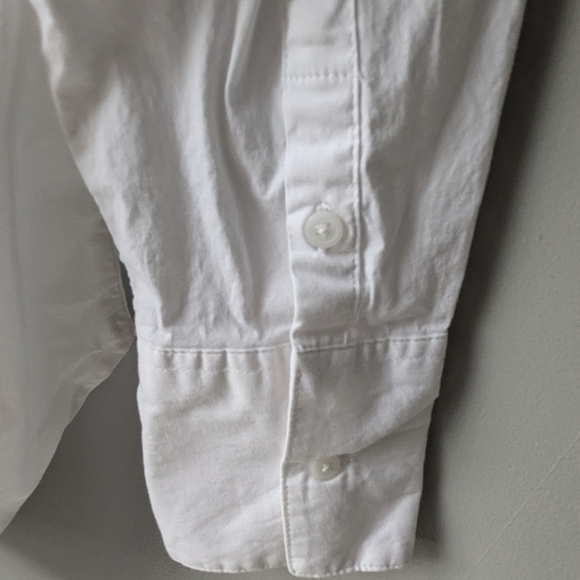 Dynamite White Button-up in Medium - Picture 4 of 4